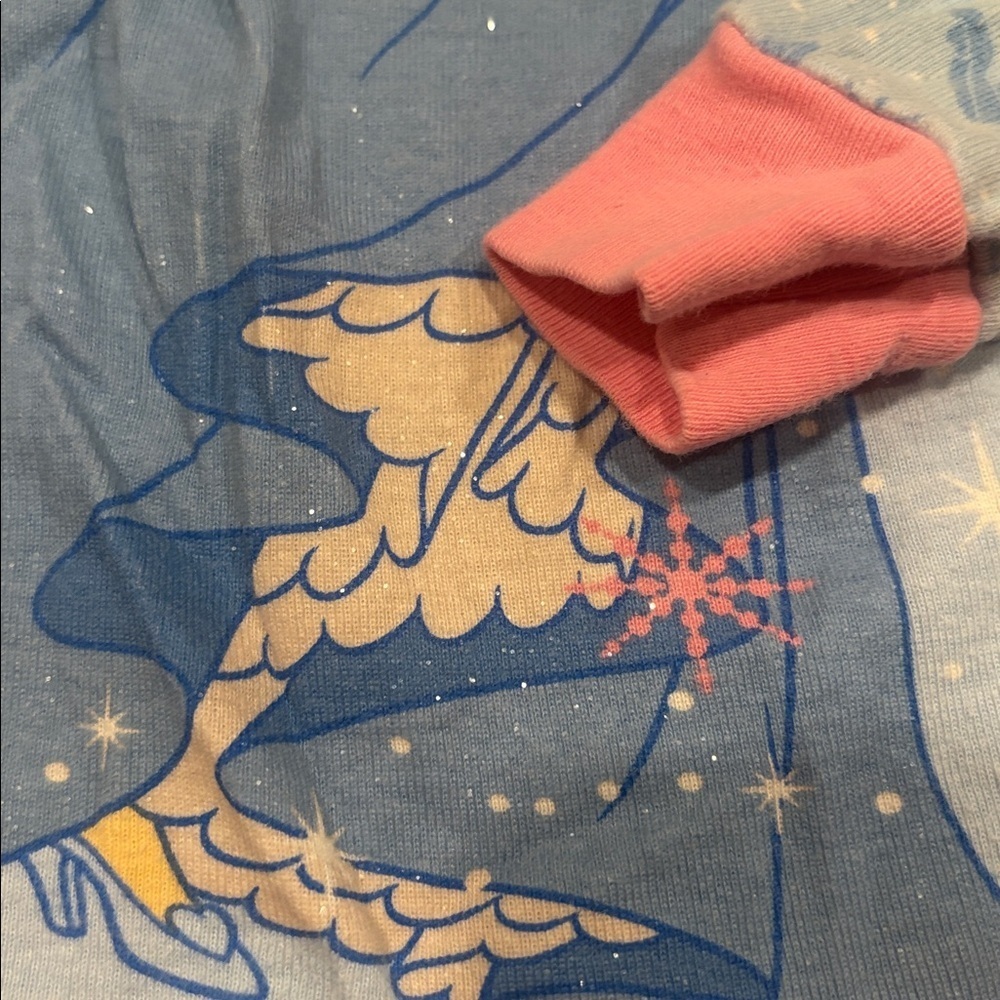 Disney Cinderella Kids Pajama Set - Light Blue and Pink - Picture 2 of 3